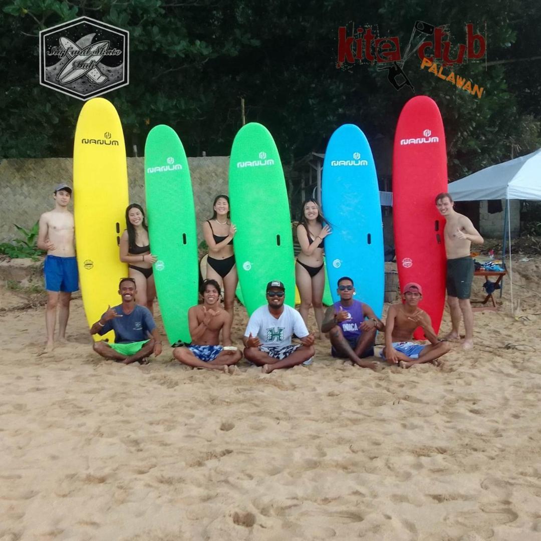 Surf And Skate Duli El Nido By Kiteclub Palawan Hostel Bagian luar foto