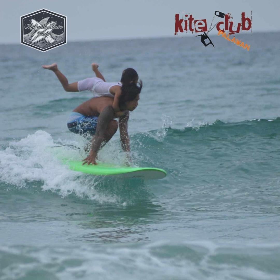 Surf And Skate Duli El Nido By Kiteclub Palawan Hostel Bagian luar foto