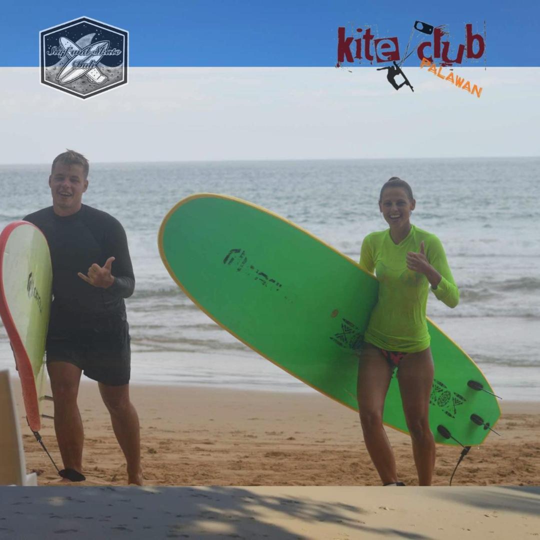 Surf And Skate Duli El Nido By Kiteclub Palawan Hostel Bagian luar foto