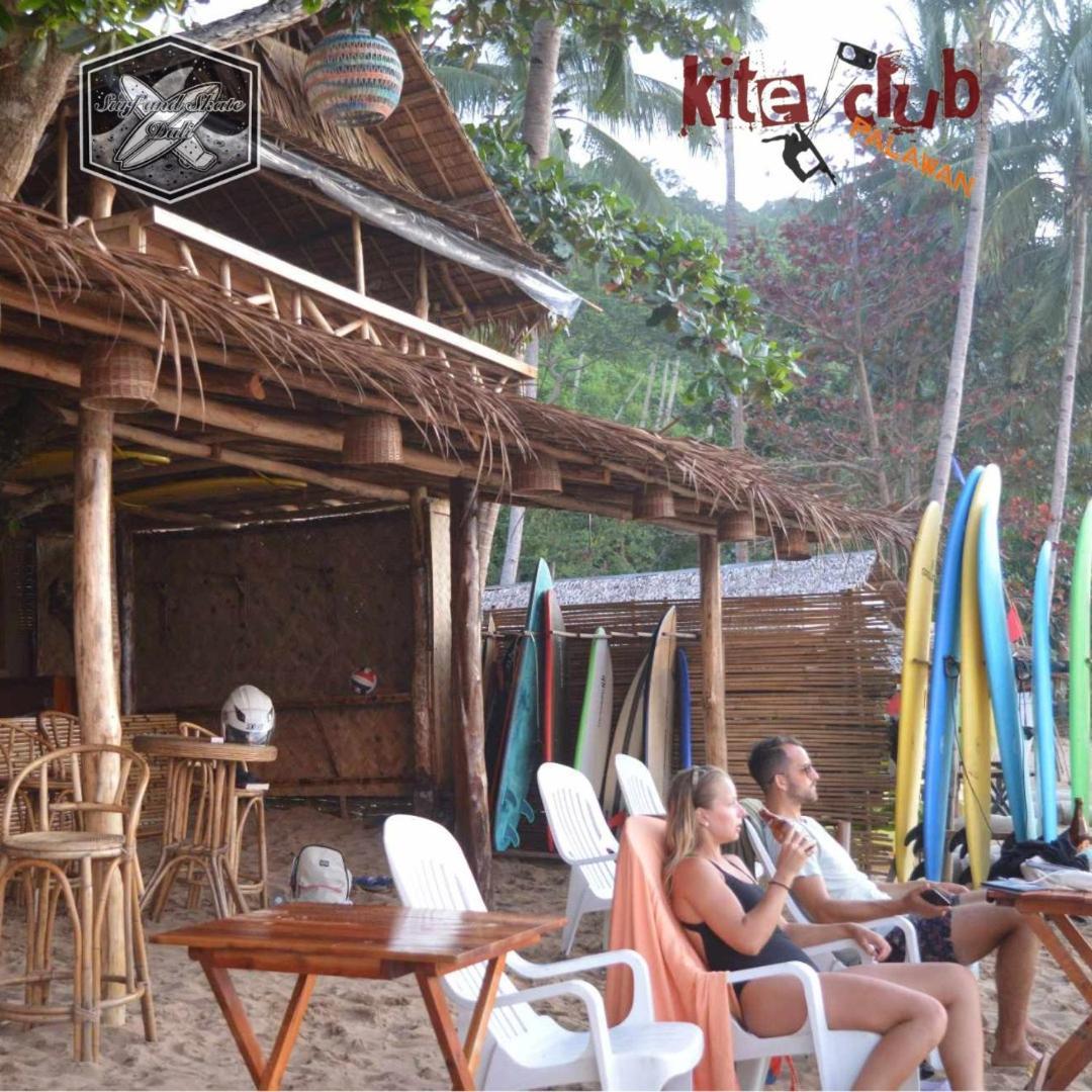 Surf And Skate Duli El Nido By Kiteclub Palawan Hostel Bagian luar foto